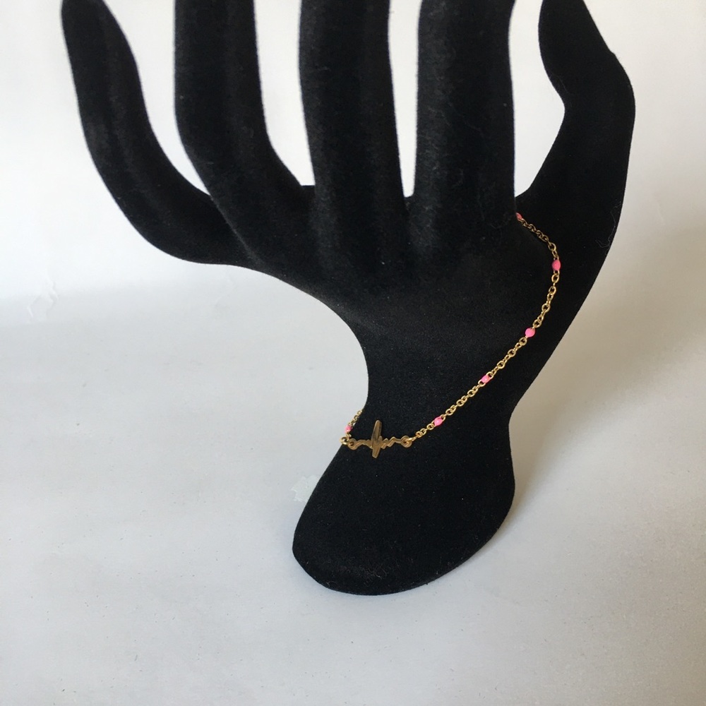 Golden stainless steel bracelet